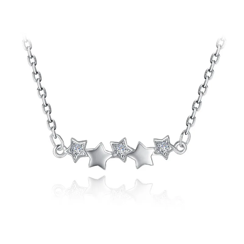 925 Sterling Silver For Women Necklace Star Sweater Necklace Jewelry Simple Silver Pendant Necklace Women Silver Chain
925 Sterling Silver For Women Necklace Star Sweater Necklace Jewelry Simple Silver Pendant Necklace Women Silver Chain