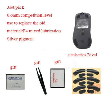 3sets/pack Original Hotline Games Competition Level Mouse Feet For Steelseries Rival Professional 0.6mm Mouseskate For Gaming
3sets/pack Original Hotline Games Competition Level Mouse Feet For Steelseries Rival Professional 0.6mm Mouseskate For Gaming