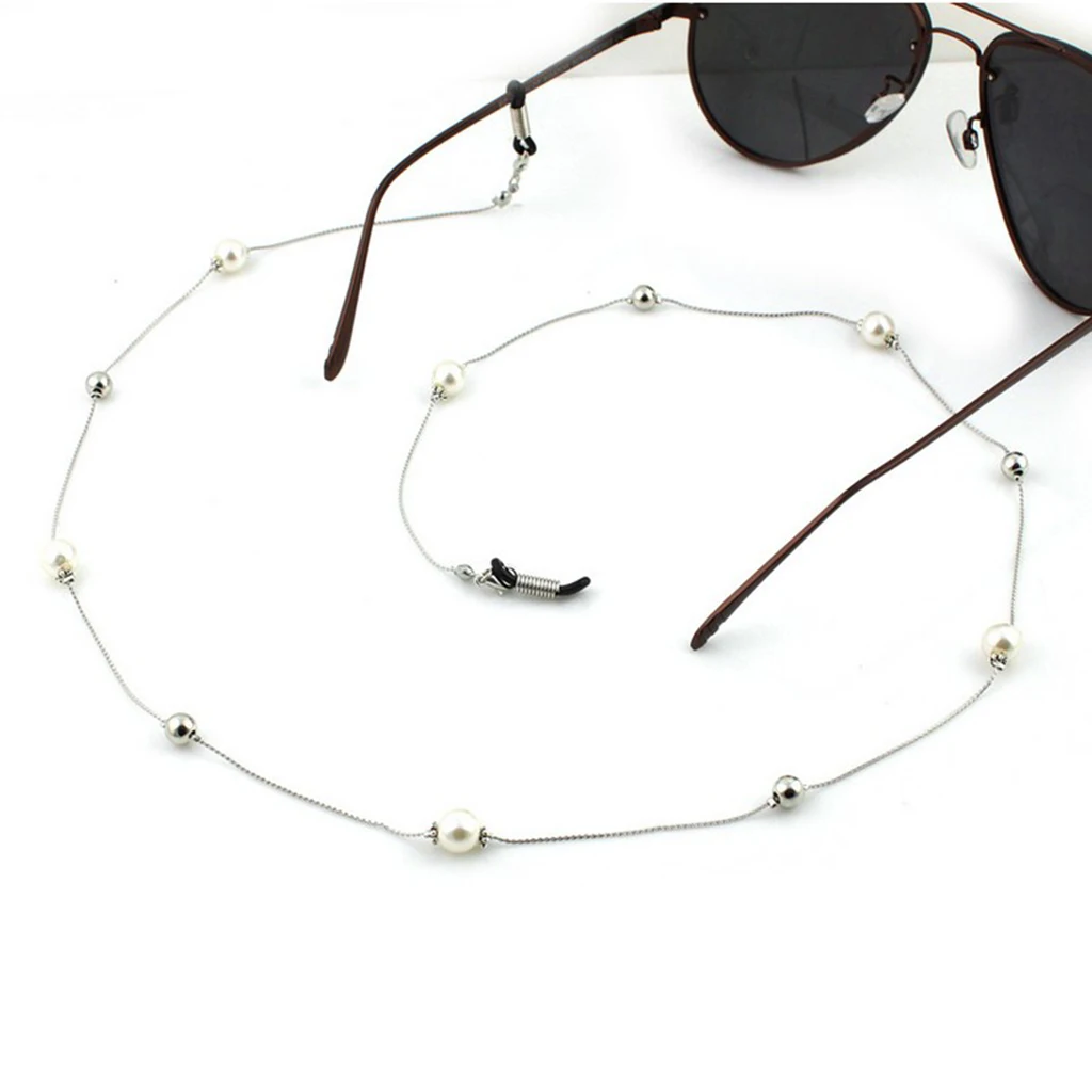 Pearl Beaded Chain Eyeglass Holder Spectacle Sunglass Cord Eyeglasses Rope Necklace White Pearls Glasses Holder Necklaces
Pearl Beaded Chain Eyeglass Holder Spectacle Sunglass Cord Eyeglasses Rope Necklace White Pearls Glasses Holder Necklaces