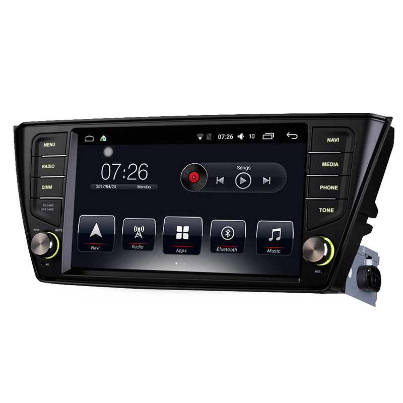 Android 7.1 Car Multimedia Player 8 Inch Audio Radio Video Entertainment I Din Navigation System For Skoda Fabia 2015-2018
Android 7.1 Car Multimedia Player 8 Inch Audio Radio Video Entertainment I Din Navigation System For Skoda Fabia 2015-2018