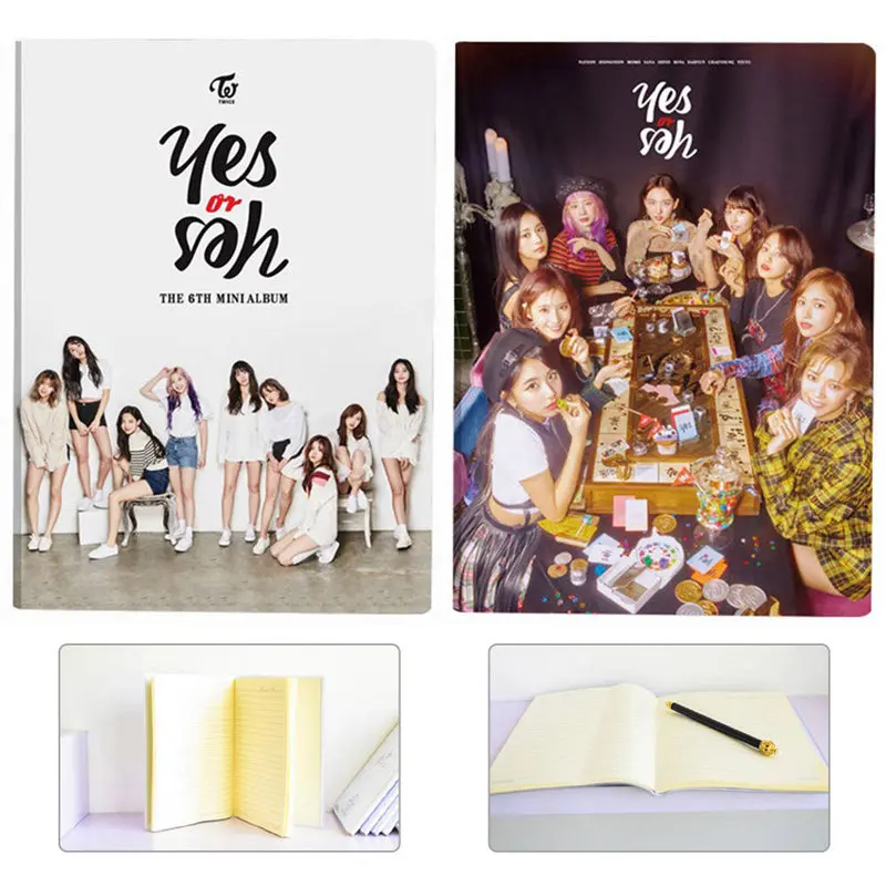 Kpop TWICE YES OR YES Album Photo Soft Cover Note Book Photocards Postcards Poster Fans Gifts Notebooks
Kpop TWICE YES OR YES Album Photo Soft Cover Note Book Photocards Postcards Poster Fans Gifts Notebooks