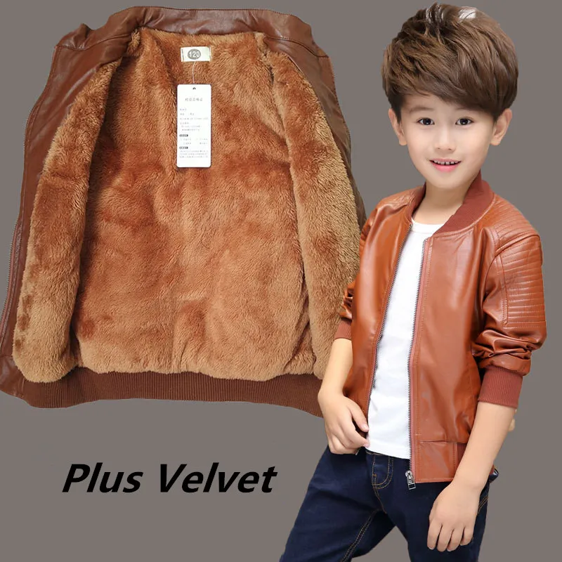 Boys Girls Winter PU Leather Jacket Coat Children Winter Thick Velvet School Kids Waterproof Windproof Warm Clothes Outwears
Boys Girls Winter PU Leather Jacket Coat Children Winter Thick Velvet School Kids Waterproof Windproof Warm Clothes Outwears
