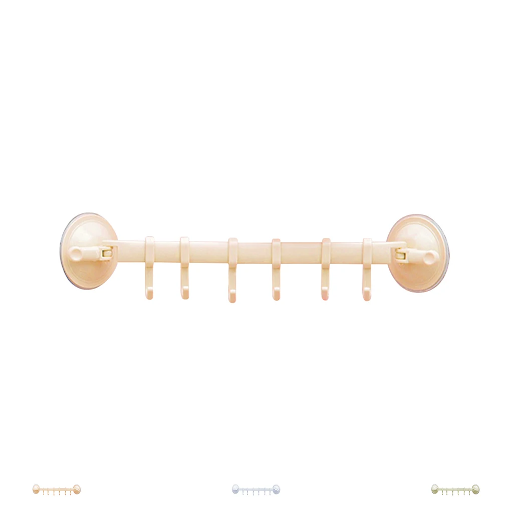 2019 Newest Kitchen Bathroom Non-trace Strong Sucker Rack Hook with 6 Hooks for Towel Spoon
2019 Newest Kitchen Bathroom Non-trace Strong Sucker Rack Hook with 6 Hooks for Towel Spoon