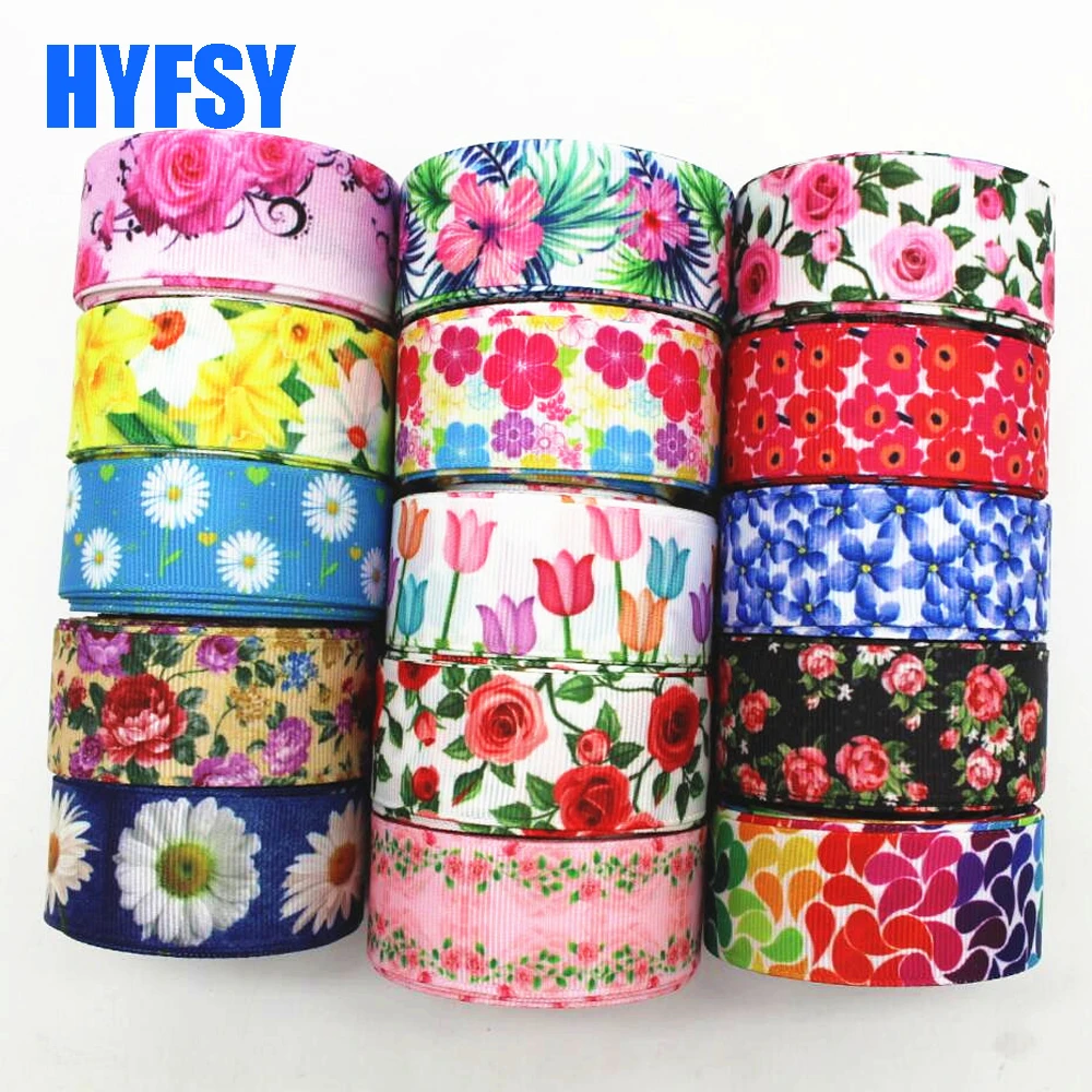New 1 '25mm colorful flower cartoon ribbon 10 yard DIY handmade material wedding gift wrap hair bows. Grosgrain tape ribbon
New 1 '25mm colorful flower cartoon ribbon 10 yard DIY handmade material wedding gift wrap hair bows. Grosgrain tape ribbon