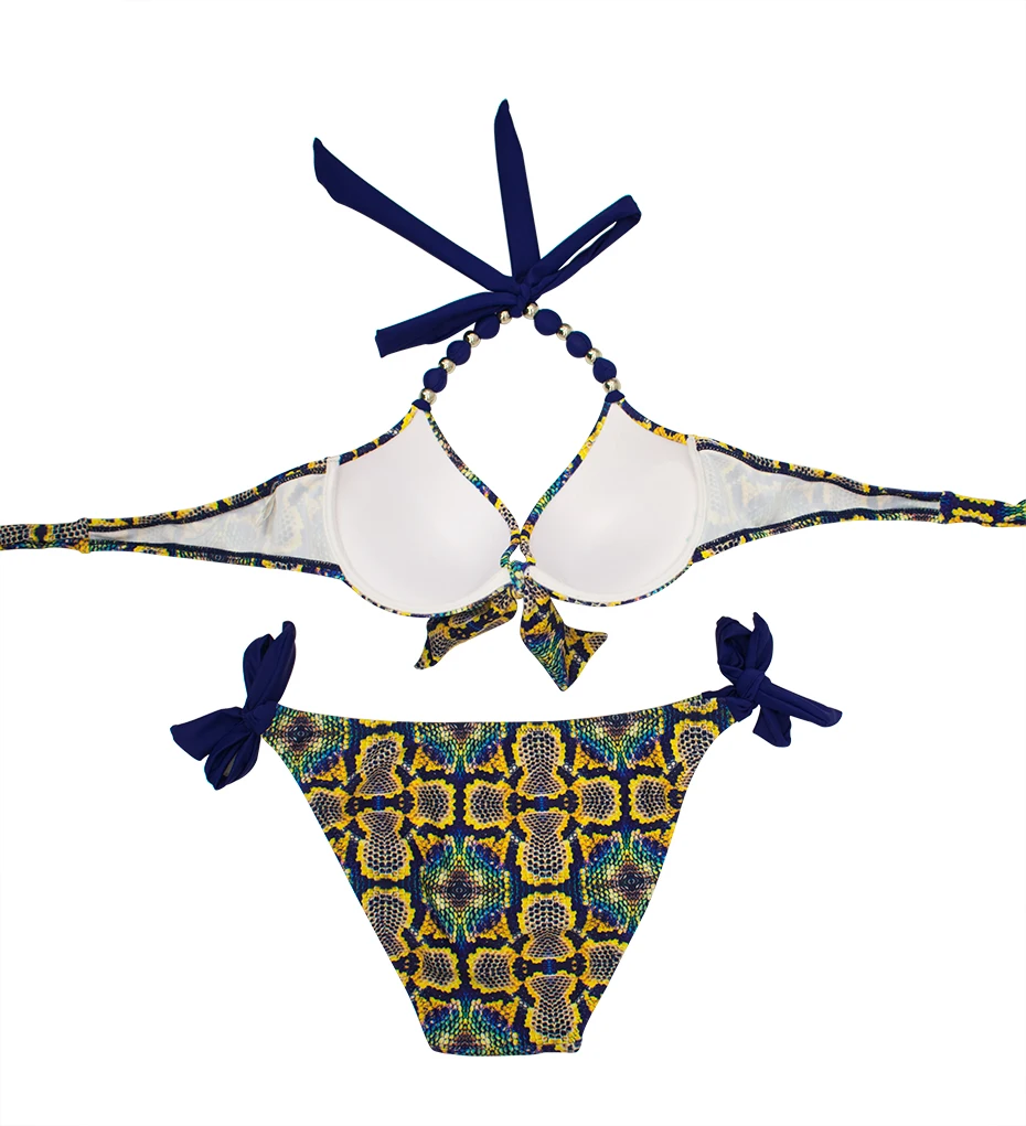 Faerdasi Halter Bikini Set Low Waist Bathing Suits Women Sexy Push Up Beachwear with Tie Side and Center Bow Swimwear Swimsuit 14 Faerdasi Halter Bikini Set Low Waist Bathing Suits Women Sexy Push Up Beachwear with Tie Side and Center Bow Swimwear Swimsuit 14