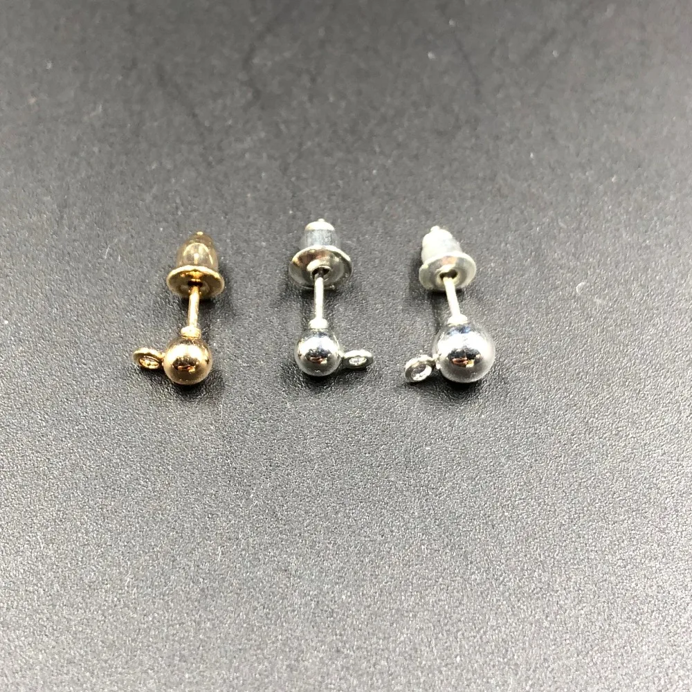 Gold Silver Rhodium Ear Nail Earbud Metal Hanging Stud Earring Earplugs Findings for DIY Jewelry Making Earrings Accessories
Gold Silver Rhodium Ear Nail Earbud Metal Hanging Stud Earring Earplugs Findings for DIY Jewelry Making Earrings Accessories