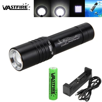 LED Diving Flashlight Tactical Zoomable 5000LM DIVING Torch XM-L T6 LED 5000 Lumen Scuba Underwater 50M Waterproof dive lamp
LED Diving Flashlight Tactical Zoomable 5000LM DIVING Torch XM-L T6 LED 5000 Lumen Scuba Underwater 50M Waterproof dive lamp