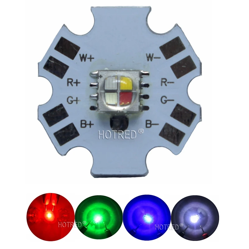 10PCS Cree XLamp XML XM-L RGBW RGB+Cool White Diode 12w 4 chip LED Emitter Bulb Mounted on 20mm Star PCB For Stage Light
10PCS Cree XLamp XML XM-L RGBW RGB+Cool White Diode 12w 4 chip LED Emitter Bulb Mounted on 20mm Star PCB For Stage Light