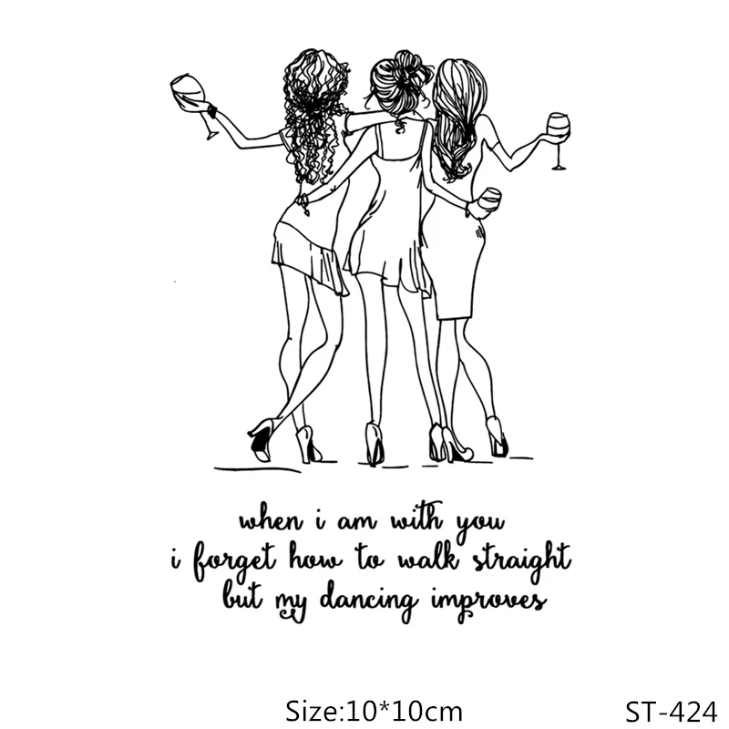 Girlfriend Friendship Transparent Clear Stamps /Silicone Seals for DIY Scrapbooking photo album/Card Making
Girlfriend Friendship Transparent Clear Stamps /Silicone Seals for DIY Scrapbooking photo album/Card Making