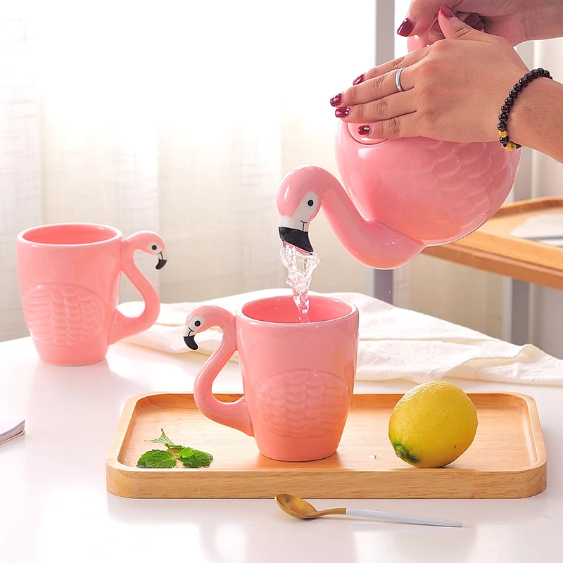 Coffee Mug Tumbler Mug Wine Tumbler Ceramic Flamingo Kettle Water Cup Creative Teapot Mug Teapot
Coffee Mug Tumbler Mug Wine Tumbler Ceramic Flamingo Kettle Water Cup Creative Teapot Mug Teapot