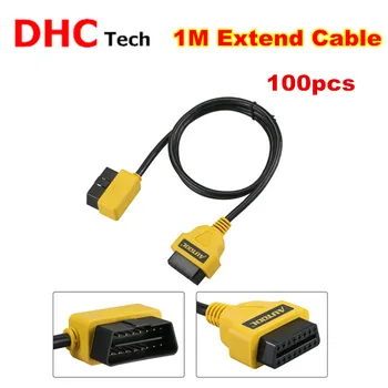 100pcs DHL free AUTOOL 1M Diagnostic Extender Cable Adapter 100cm OBDII OBD2 16 Pin Male to Female Extension Cable Cord
100pcs DHL free AUTOOL 1M Diagnostic Extender Cable Adapter 100cm OBDII OBD2 16 Pin Male to Female Extension Cable Cord