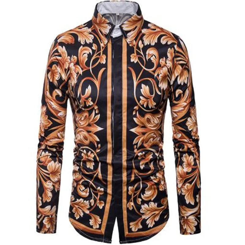 Spring/summer 2019 new men's fashion trend 3D creative printing men's long-sleeve lapel long-sleeve shirt CS9041
Spring/summer 2019 new men's fashion trend 3D creative printing men's long-sleeve lapel long-sleeve shirt CS9041