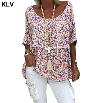 Women 2019 Summer Vintage Floral Print Boho Holiday Blouse Short Sleeve Loose Shirt Tops Plus Size
Women 2019 Summer Vintage Floral Print Boho Holiday Blouse Short Sleeve Loose Shirt Tops Plus Size