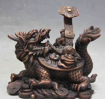 xd 002639 Chinese Royal Red Copper Bronze Fengshui Lucky Wealth RuYi Dragon Turtle Statue
xd 002639 Chinese Royal Red Copper Bronze Fengshui Lucky Wealth RuYi Dragon Turtle Statue