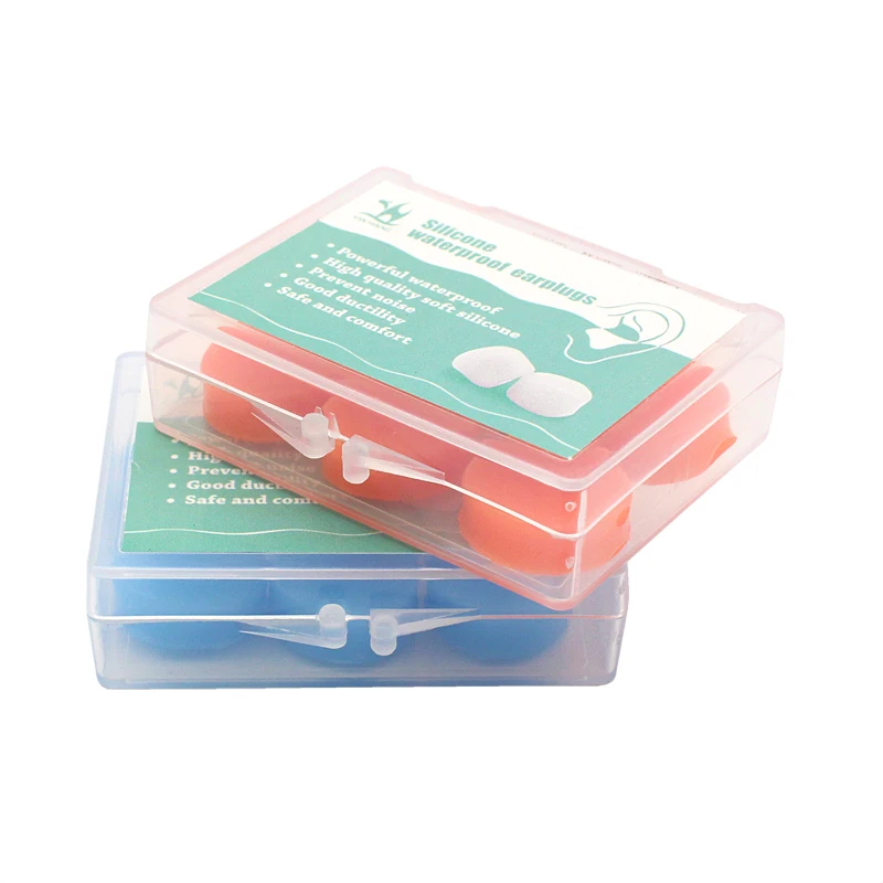 12Pcs/2box Anti-noise Earplugs Sleep Earplugs Waterproof Silicone Soft Swimming Earplugs Showering Protective Ear Plugs
12Pcs/2box Anti-noise Earplugs Sleep Earplugs Waterproof Silicone Soft Swimming Earplugs Showering Protective Ear Plugs