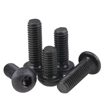 20pcs M1.6 10.9 level Semicircular head Hexagon socket head screw Mushroom pan head Round cup bolt 3mm-12mm Length
20pcs M1.6 10.9 level Semicircular head Hexagon socket head screw Mushroom pan head Round cup bolt 3mm-12mm Length