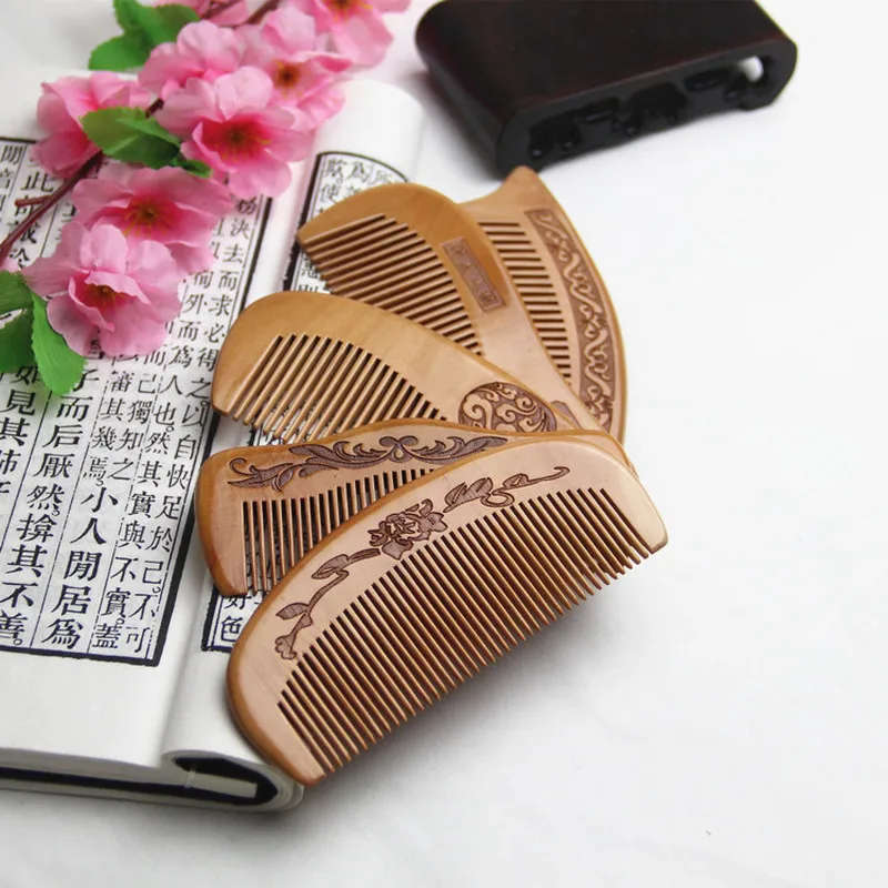 1 PC Natural Peach Wood Comb Close Teeth Anti-static Head Massage Hair Care Wooden Tools Beauty Accessories
1 PC Natural Peach Wood Comb Close Teeth Anti-static Head Massage Hair Care Wooden Tools Beauty Accessories