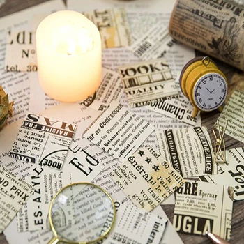 20packs/lot Retro Nostalgic Newspaper Paper Sealing Sticker Boxed Sticker Diary Adhesive Decorative DIY Stickers Wholesale
20packs/lot Retro Nostalgic Newspaper Paper Sealing Sticker Boxed Sticker Diary Adhesive Decorative DIY Stickers Wholesale