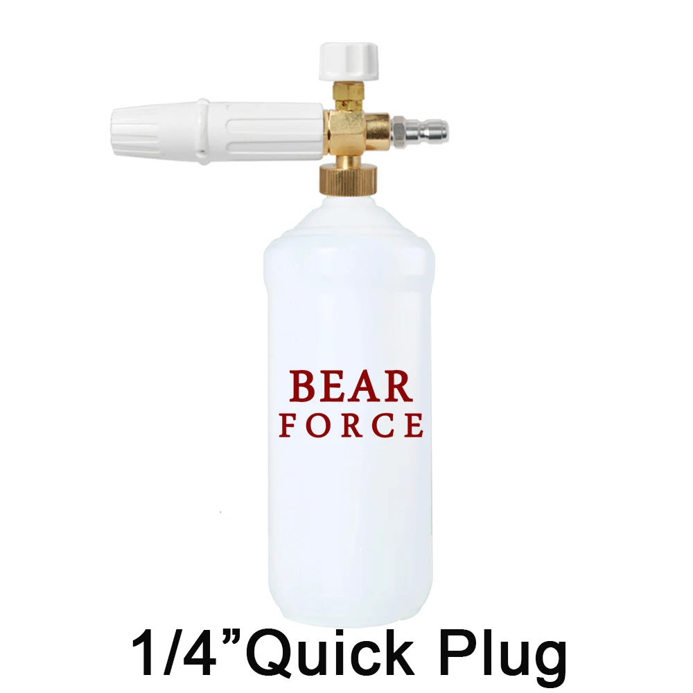 Foam Nozzle/ Foam Generator/ snow foam lance sprayer foamer with Quick Release Connection Plug 1/4 for High Pressure Washer
Foam Nozzle/ Foam Generator/ snow foam lance sprayer foamer with Quick Release Connection Plug 1/4 for High Pressure Washer