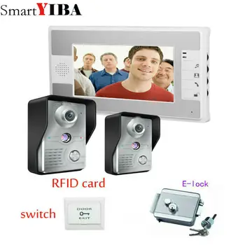 SmartYIBA Two to One Video Doorbell 2 Outdoor cameras + 1 Indoor Monitor Video Handsfree Intercom Kit System 7 Inch screen
SmartYIBA Two to One Video Doorbell 2 Outdoor cameras + 1 Indoor Monitor Video Handsfree Intercom Kit System 7 Inch screen