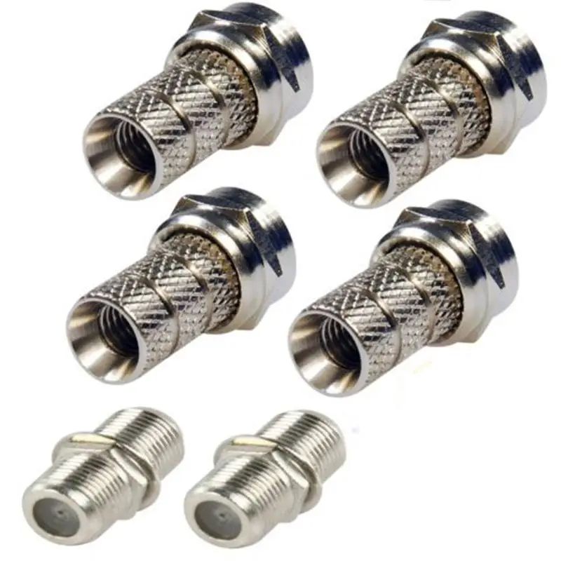 LumiParty Twin Extension Repair Kit Cable F Connector + Coaxial Coupler Satellite Joiner r20
LumiParty Twin Extension Repair Kit Cable F Connector + Coaxial Coupler Satellite Joiner r20