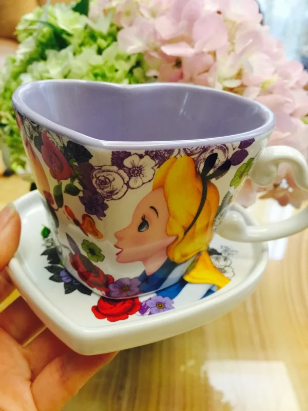 Cute Alice In Wonderland Cartoon Ceremic Coffee Mug Cup With Snack Plate Girl Women Birthday Gift Collection
Cute Alice In Wonderland Cartoon Ceremic Coffee Mug Cup With Snack Plate Girl Women Birthday Gift Collection