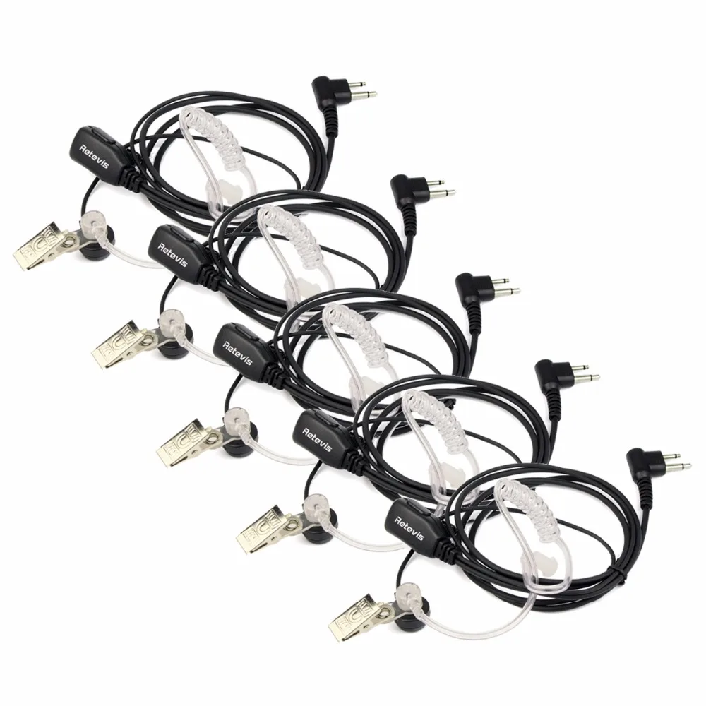 5pcs Retevis 2Pin Acoustic Tube Earpiece PTT MIC Noise Reduction Covert Headset For Motorola GP68/GP88/GP300 Walkie Talkie C9025
5pcs Retevis 2Pin Acoustic Tube Earpiece PTT MIC Noise Reduction Covert Headset For Motorola GP68/GP88/GP300 Walkie Talkie C9025