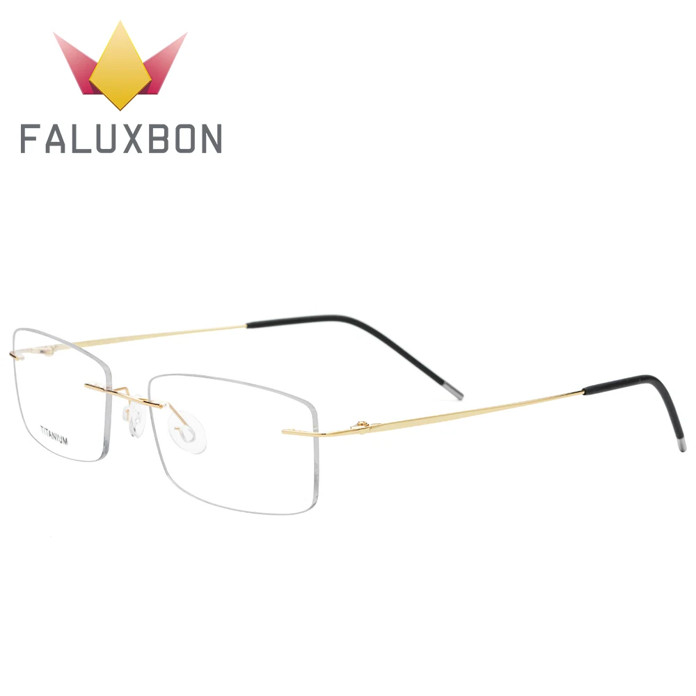 Rimless Myopia Optical Glasses Frame Men Titanium Alloy Prescription Eyeglasses Frame Rectangle Screwless Eyewear Frame Brand
Rimless Myopia Optical Glasses Frame Men Titanium Alloy Prescription Eyeglasses Frame Rectangle Screwless Eyewear Frame Brand