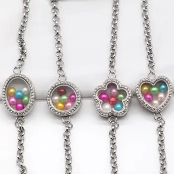 30mm Silver Crystal Flower Circle Living Memory Locket Bracelet For 6-8MM Pearls Floating Charms Lobster Clasp Bracelet PL56
30mm Silver Crystal Flower Circle Living Memory Locket Bracelet For 6-8MM Pearls Floating Charms Lobster Clasp Bracelet PL56
