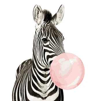 Painting By Numbers DIY Dropshipping 40x50 50x65cm zebra blowing bubbles Animal Canvas Wedding Decoration Art picture Gift
Painting By Numbers DIY Dropshipping 40x50 50x65cm zebra blowing bubbles Animal Canvas Wedding Decoration Art picture Gift