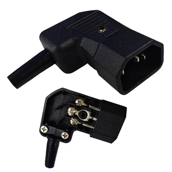 10pcs IEC 320 C14 Detachable plug 90 Degree Angle Male Plug AC Power Cord Cable Connector Rewirable Assembly C14 Power Plug
10pcs IEC 320 C14 Detachable plug 90 Degree Angle Male Plug AC Power Cord Cable Connector Rewirable Assembly C14 Power Plug