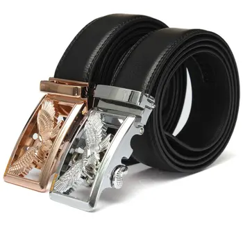 Lesov Eagle Buckle Men's Business PU Leather Belt, Male Automatic Buckle Button Strap Men Belts Waistband Formal Suit Waist Belt
Lesov Eagle Buckle Men's Business PU Leather Belt, Male Automatic Buckle Button Strap Men Belts Waistband Formal Suit Waist Belt