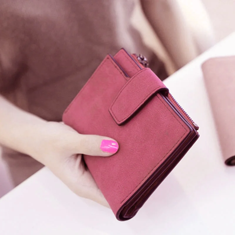 Hot Selling New Women Wallets Fashion Scrub Leather Lady'S Design Card Holder Coin Purse -B5
Hot Selling New Women Wallets Fashion Scrub Leather Lady'S Design Card Holder Coin Purse -B5