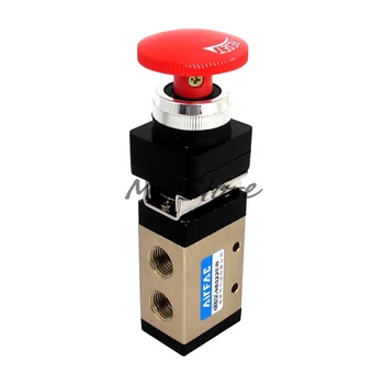 1/4"PT 2 Position 3 Way Latch Mushroom Button Pneumatic Mechanical Valve MV322EB
1/4"PT 2 Position 3 Way Latch Mushroom Button Pneumatic Mechanical Valve MV322EB