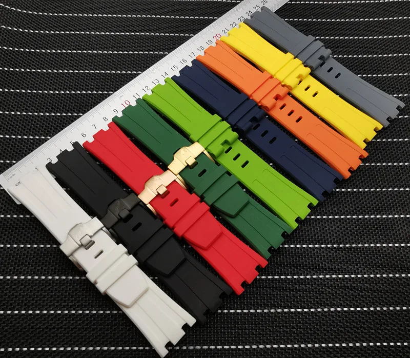 28mm Natural Silicone15703 Royal Waterproof Sports watchband watch band for AP Strap Watch Audemars And Piguet belt logo tools
28mm Natural Silicone15703 Royal Waterproof Sports watchband watch band for AP Strap Watch Audemars And Piguet belt logo tools