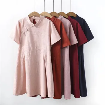 2020 women cotton linen qipao chinese classic dresses mandarin collar vestidos elegant chinese dress cheongsam qipao dress
2020 women cotton linen qipao chinese classic dresses mandarin collar vestidos elegant chinese dress cheongsam qipao dress
