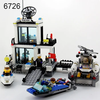 KAZI 6726 Police Station Building Blocks Helicopter Boat DIY Model Bricks Toys for Children brinquedos Birthday Gift
KAZI 6726 Police Station Building Blocks Helicopter Boat DIY Model Bricks Toys for Children brinquedos Birthday Gift