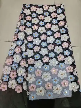 African 3D Sequins Lace Fabric 2019 High Quality Lace French Sequence Tulle Lace Nigerian Lace Fabrics For Wedding YYZ0
African 3D Sequins Lace Fabric 2019 High Quality Lace French Sequence Tulle Lace Nigerian Lace Fabrics For Wedding YYZ0