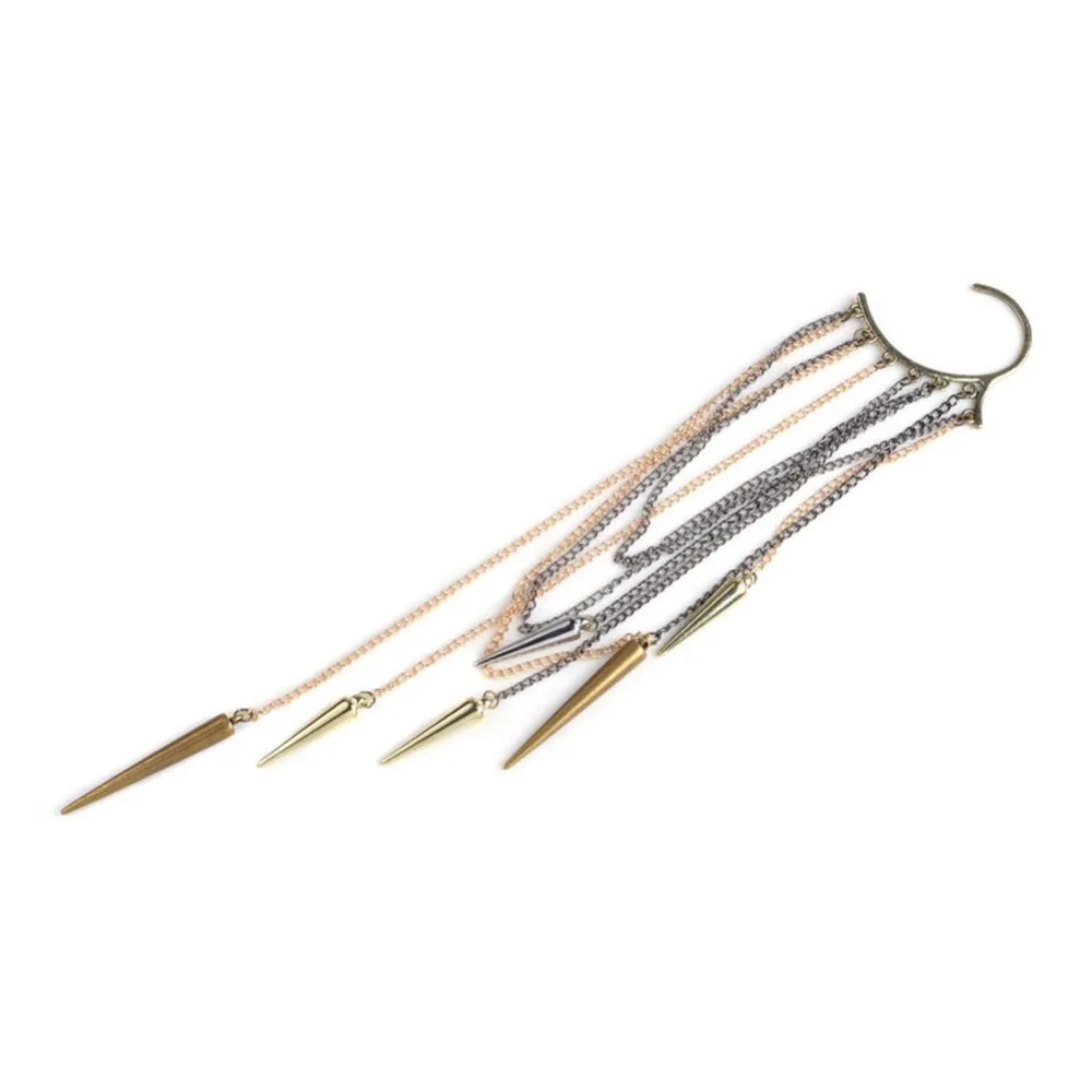 2019 New Arrival Time-limited Aretes Earings Fashion Tatto Punk Personality Hanging Single Long Ear Cuffs Earrings Jewelry
2019 New Arrival Time-limited Aretes Earings Fashion Tatto Punk Personality Hanging Single Long Ear Cuffs Earrings Jewelry