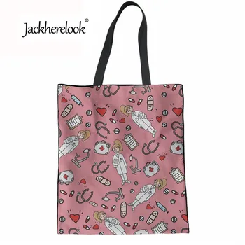 Jackherelook Sketch Nurse Pink Women's Shopping Bags Reusable Cotton School Girls Storage Eco-friendly Bags Woman Shopper Bags
Jackherelook Sketch Nurse Pink Women's Shopping Bags Reusable Cotton School Girls Storage Eco-friendly Bags Woman Shopper Bags