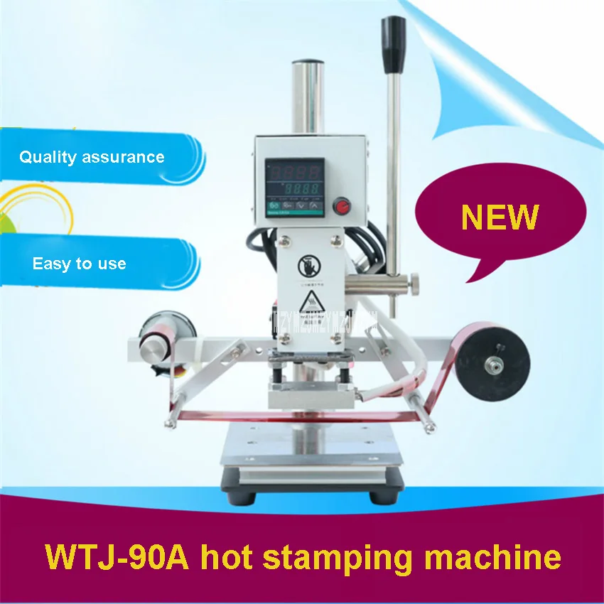 Multi-function Digital Hot Stamping Machine WTJ-90A Small Automatic Paper-feeding Leather PU Hot Stamping Machine 110V/220V 300W
Multi-function Digital Hot Stamping Machine WTJ-90A Small Automatic Paper-feeding Leather PU Hot Stamping Machine 110V/220V 300W