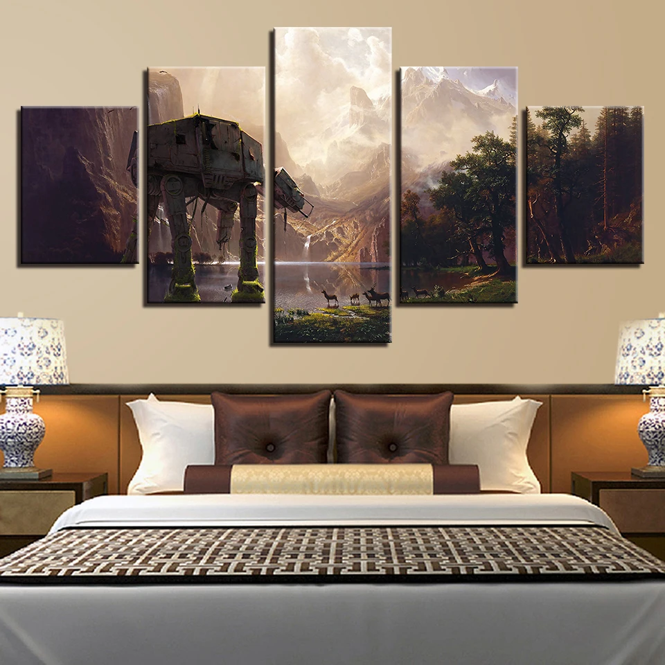 Canvas Painting Wall Art HD Prints 5 Pieces Star Wars Movie Home Decor Modular Room Background Pictures Modern Artwork Poster
Canvas Painting Wall Art HD Prints 5 Pieces Star Wars Movie Home Decor Modular Room Background Pictures Modern Artwork Poster