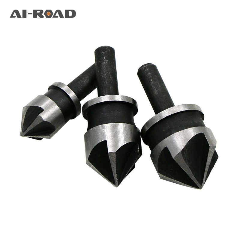 3Pcs 90 Degree 1/4 Hex Shank Countersink Drill Bit 5 Flute 12-19mm Woodworking Chamfer Counter Sink Chamfering Debur Tool Set
3Pcs 90 Degree 1/4 Hex Shank Countersink Drill Bit 5 Flute 12-19mm Woodworking Chamfer Counter Sink Chamfering Debur Tool Set