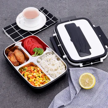 Quality Stainless Steel Lunch Box Containers with Compartments Portable Leakproof Bento Box Dinnerware Microwave Food Container
Quality Stainless Steel Lunch Box Containers with Compartments Portable Leakproof Bento Box Dinnerware Microwave Food Container