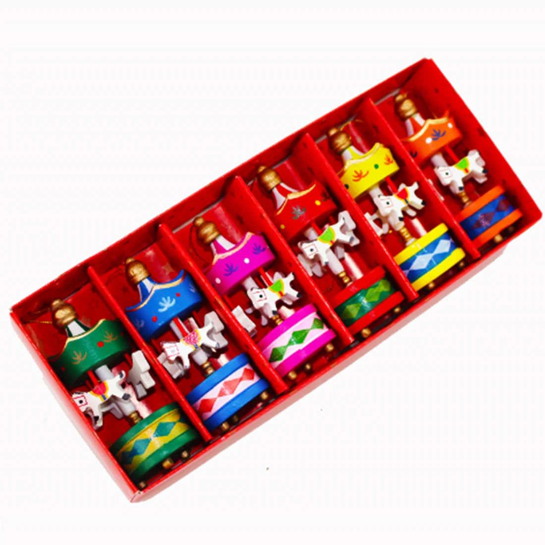 Good Christmas Decorations on Tree 6 pcs/lot Hanging Christmas Tree Ornaments Beautiful Wooden Carousel Random Color
Good Christmas Decorations on Tree 6 pcs/lot Hanging Christmas Tree Ornaments Beautiful Wooden Carousel Random Color