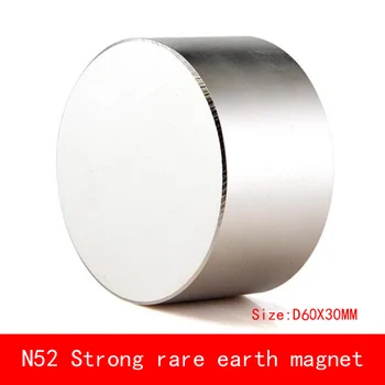 1PCS D60*30mm Large round block N52 Strong magnetic force NdFeB rare earth Neodymium magnet with hook diameter 60X30MM
1PCS D60*30mm Large round block N52 Strong magnetic force NdFeB rare earth Neodymium magnet with hook diameter 60X30MM