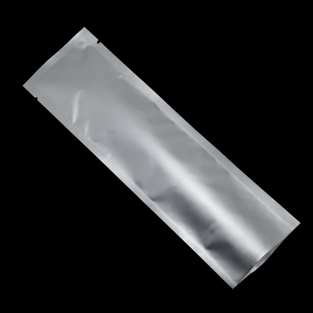 5.5x18cm Long Size Silver Pure Aluminum Foil Bags Open Top Food Coffee Bean Long Term Storage Aluminum Foil Bag Heat Sealable
5.5x18cm Long Size Silver Pure Aluminum Foil Bags Open Top Food Coffee Bean Long Term Storage Aluminum Foil Bag Heat Sealable