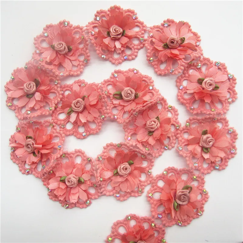 1yd Cotton Rhinestone Rose Flower Embroidered Lace Trim Ribbon Fabric Sewing Supplies Craft DIY For Costume Dress Hat Decoration
1yd Cotton Rhinestone Rose Flower Embroidered Lace Trim Ribbon Fabric Sewing Supplies Craft DIY For Costume Dress Hat Decoration