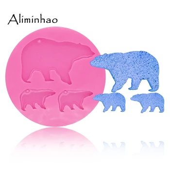 DY0056 DIY silicone shiny Mother bear and baby mold for Keychains pendant decoration moulds polymer clay Molds epoxy Resin mold
DY0056 DIY silicone shiny Mother bear and baby mold for Keychains pendant decoration moulds polymer clay Molds epoxy Resin mold