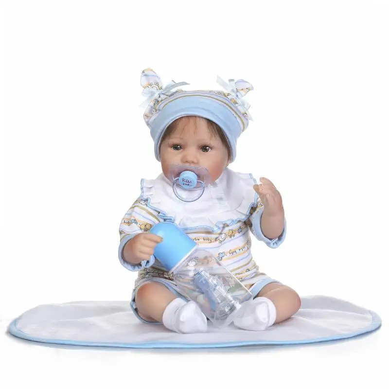 Reborn baby NPK fashion silicone dolls toy for kids gift 18"40cm soft cotton body rooted hair bebe dolls menina menino bonecas
Reborn baby NPK fashion silicone dolls toy for kids gift 18"40cm soft cotton body rooted hair bebe dolls menina menino bonecas